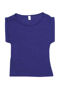 Picture of Ramo Ladies Wide And Distressed Rib Neck Tee T915LD