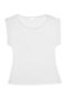 Picture of Ramo Ladies Wide And Distressed Rib Neck Tee T915LD