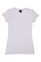 Picture of Ramo Ladies Raw Cotton Wave V Neck Tees T918LD